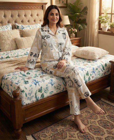 Jungle Tree Night Suit Paris