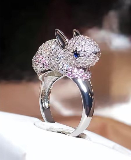 Jungle Tree Rabbit Rings