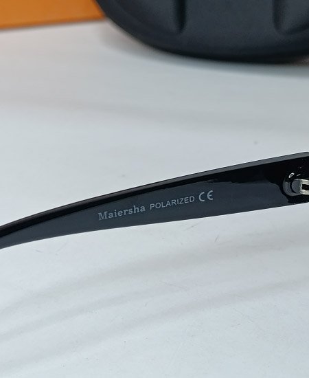 Jungle Tree Black Rectangular Polarized Sunglasses-JT05