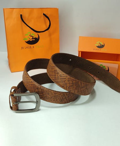 Jungle Tree Brown Cobra Leather Belts 009