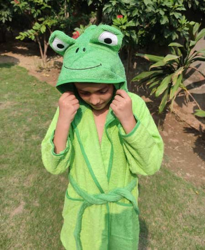 Kids Frog Bathrobe