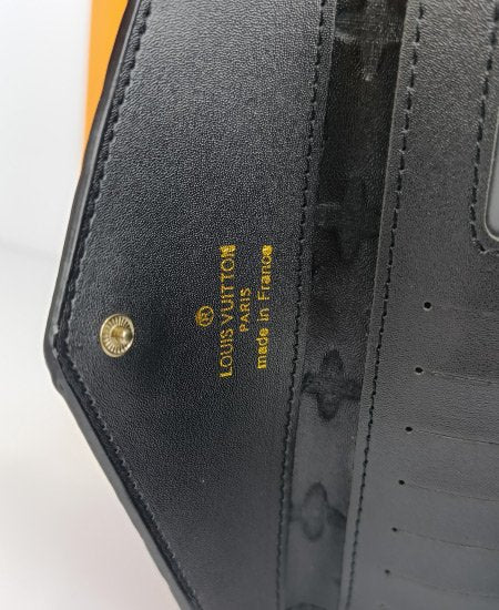 LV Black Ladies Wallet 2PC