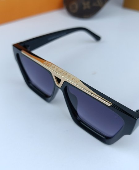 LV Evidence Sunglasses Glossy Black