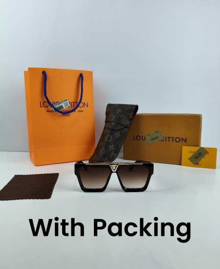 1.1 Louis V Evidence Sunglasses Glossy Brown