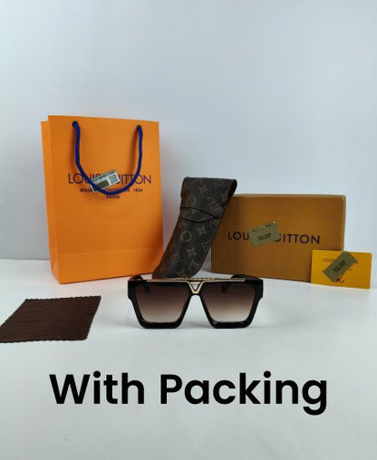 1.1 Louis V Evidence Sunglasses Glossy Brown
