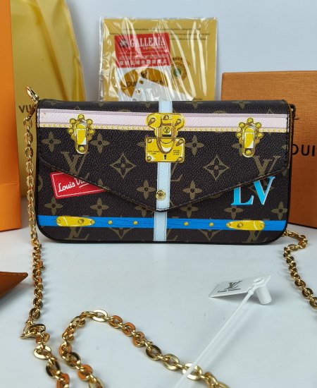 LV Ladies Hand Carry 3Pc Brown
