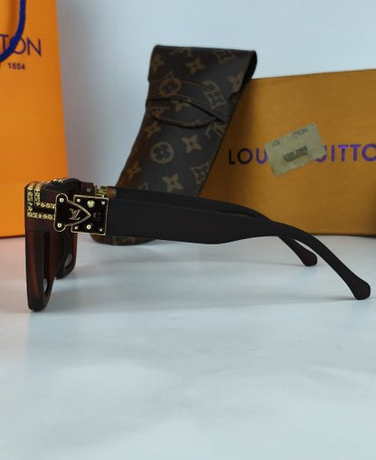 1.1 Louis V Millionaire Sunglasses Mate Brown