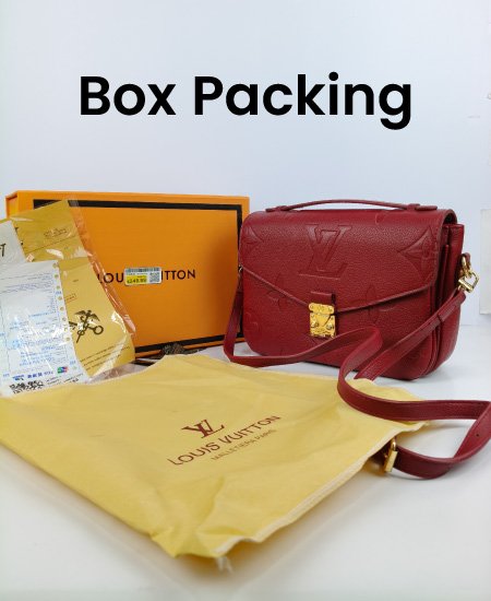 LV Pochette Métis Red Wine Handbag