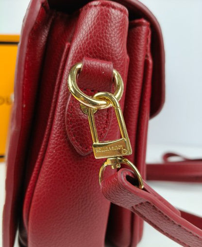 LV Pochette Métis Red Wine Handbag