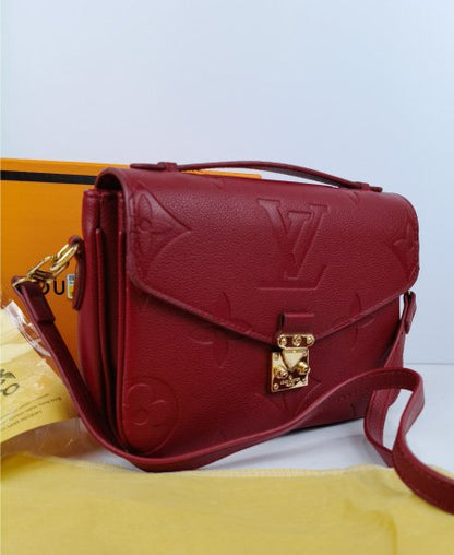 LV Pochette Métis Red Wine Handbag