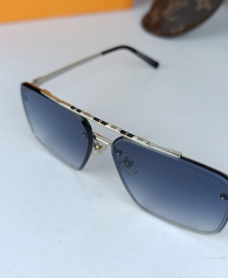LV Sunglasses Square Silver LV28