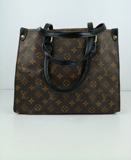 LV Tote Red Signature Tote Bag