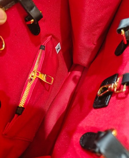 LV Tote Red Signature Tote Bag