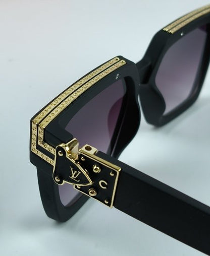 LV Millionaire Sunglasses Mate Black
