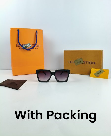 LV Millionaire Sunglasses Mate Black