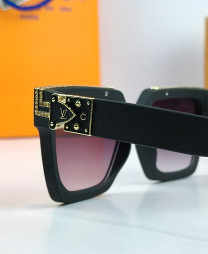 LV Millionaire Sunglasses Mate Black