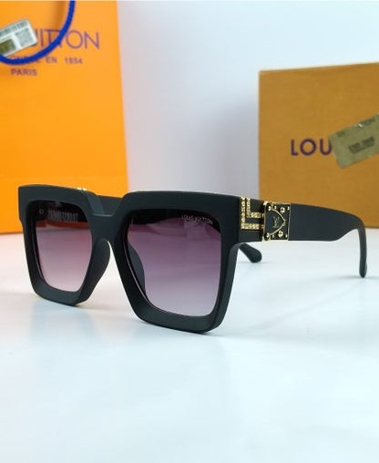 LV Millionaire Sunglasses Mate Black