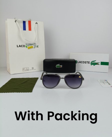 Lacoste Aviator Sunglasses Matlick Black