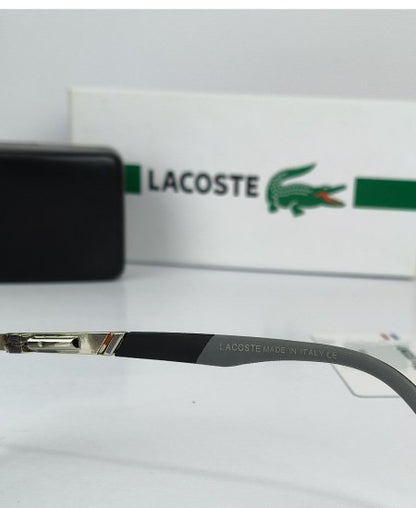 Lacoste Aviator Sunglasses Snow Black