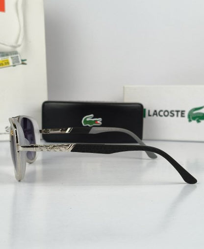 Lacoste Aviator Sunglasses Snow Black