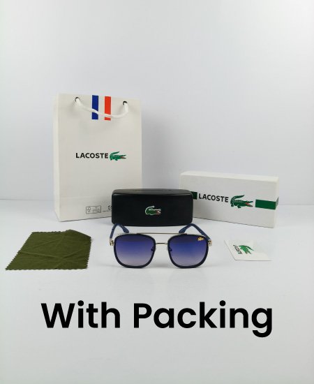 Lacoste Silver Blue Sunglasses Lac130