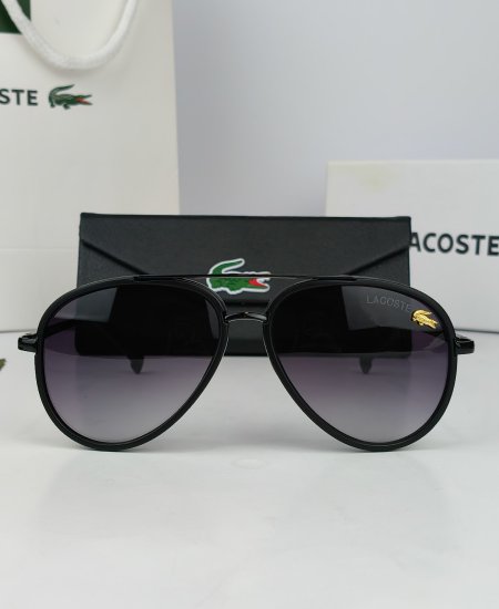 Lacoste Sunglasses Aviator Black Lac102