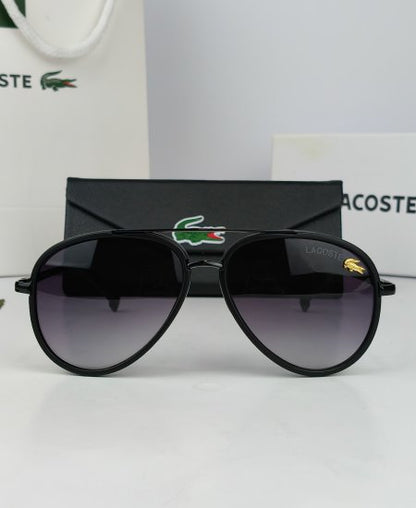 Lacoste Sunglasses Aviator Black Lac102