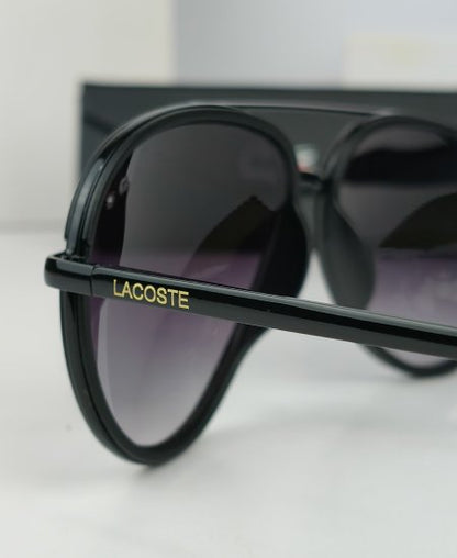 Lacoste Sunglasses Aviator Black Lac102