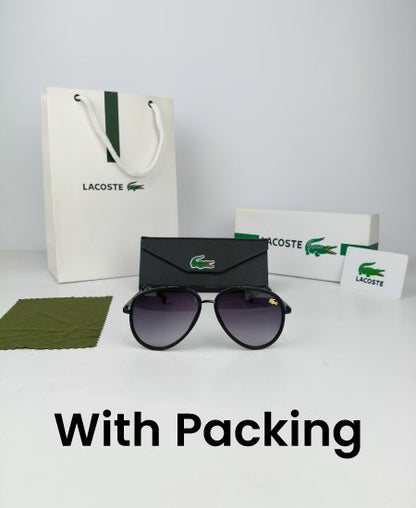 Lacoste Sunglasses Aviator Black Lac102