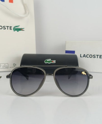 Lacoste Sunglasses Black Aviator Lac071