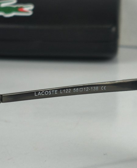 Lacoste Sunglasses Black Aviator Lac071