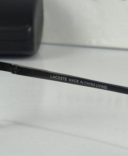 Lacoste Sunglasses Black Aviator Lac071