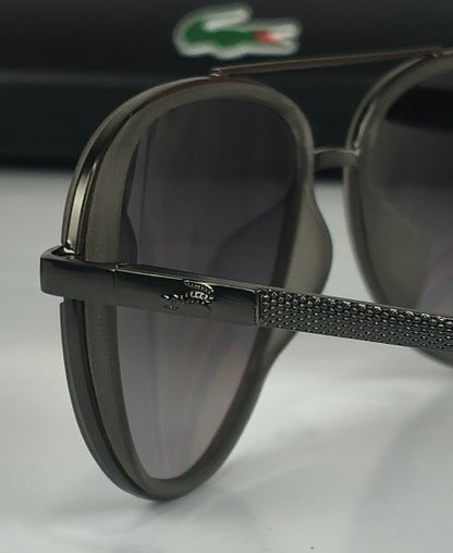 Lacoste Sunglasses Black Aviator Lac071
