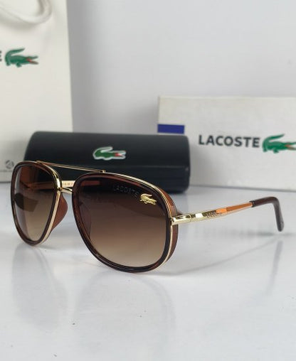 Lacoste Sunglasses Golden Brown Lac075