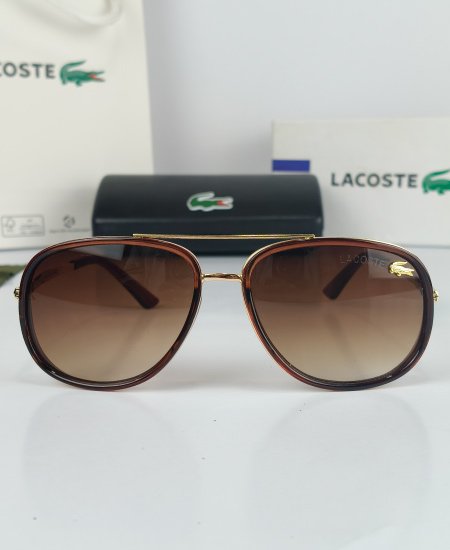 Lacoste Sunglasses Golden Brown Lac075