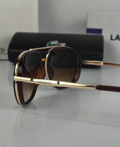 Lacoste Sunglasses Golden Brown Lac075