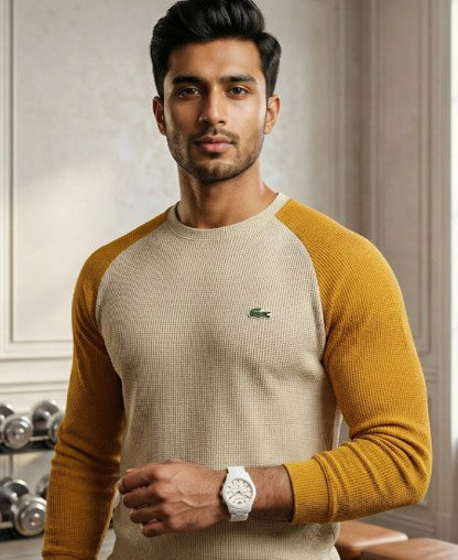 Lacoste Sweatshirts Beige Mustard