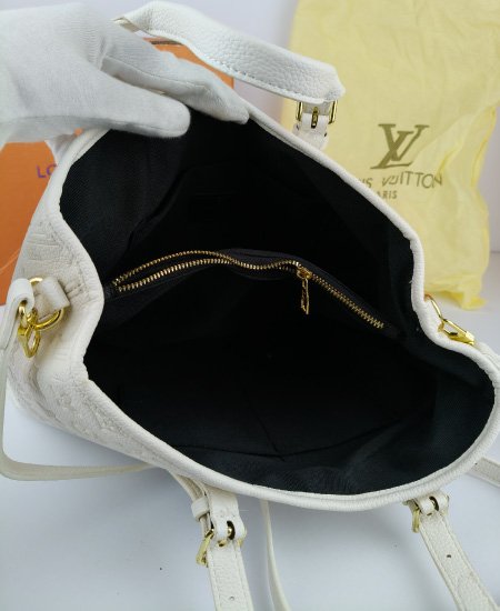 Louis Vuitton White Tote Handbag