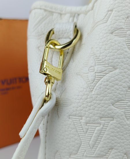 Louis Vuitton White Tote Handbag