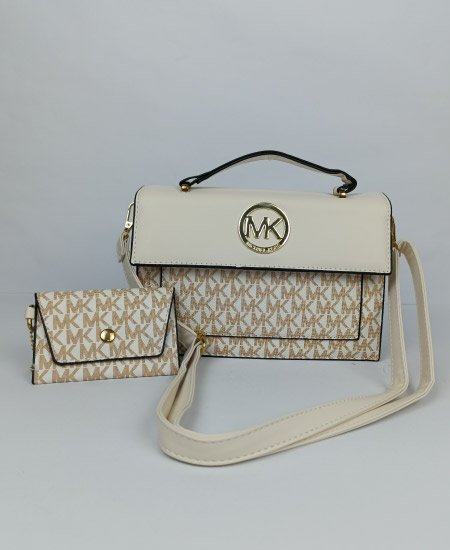 MK Handbags 2PC White