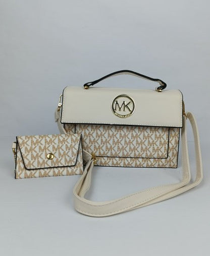 MK Handbags 2PC White