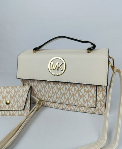 MK Handbags 2PC White