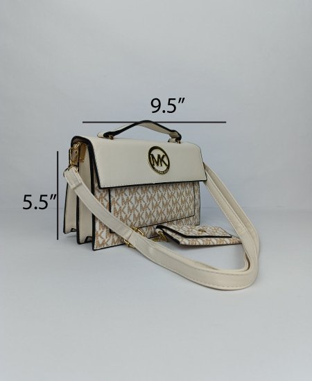 MK Handbags 2PC White