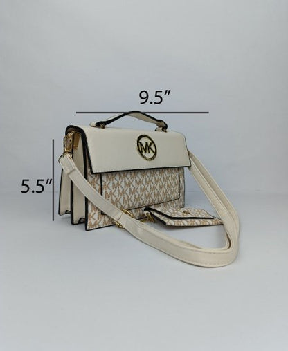 MK Handbags 2PC White