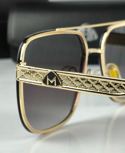 Maybach Sunglasses Golden Black May61