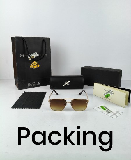 Maybach Sunglasses Golden Brown May12
