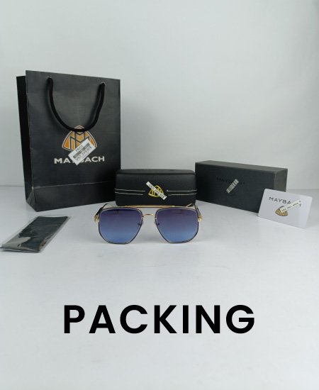 Maybach Sunglasses Golden May32