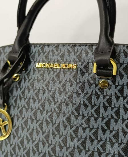 Mchl Krs handbags Black and Gray Handbag