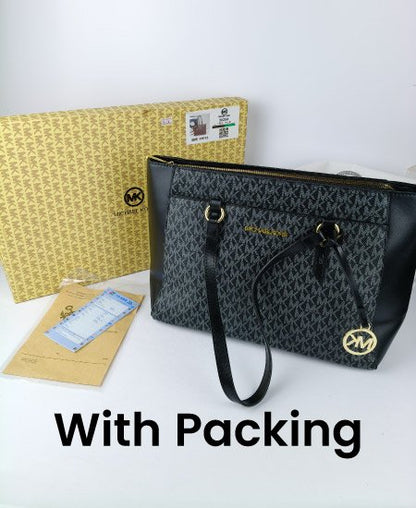 Michael Kors Black Tote Handbags