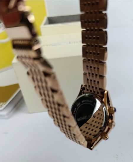 Michael Kors MK5775 Rose Gold MK Watch Black